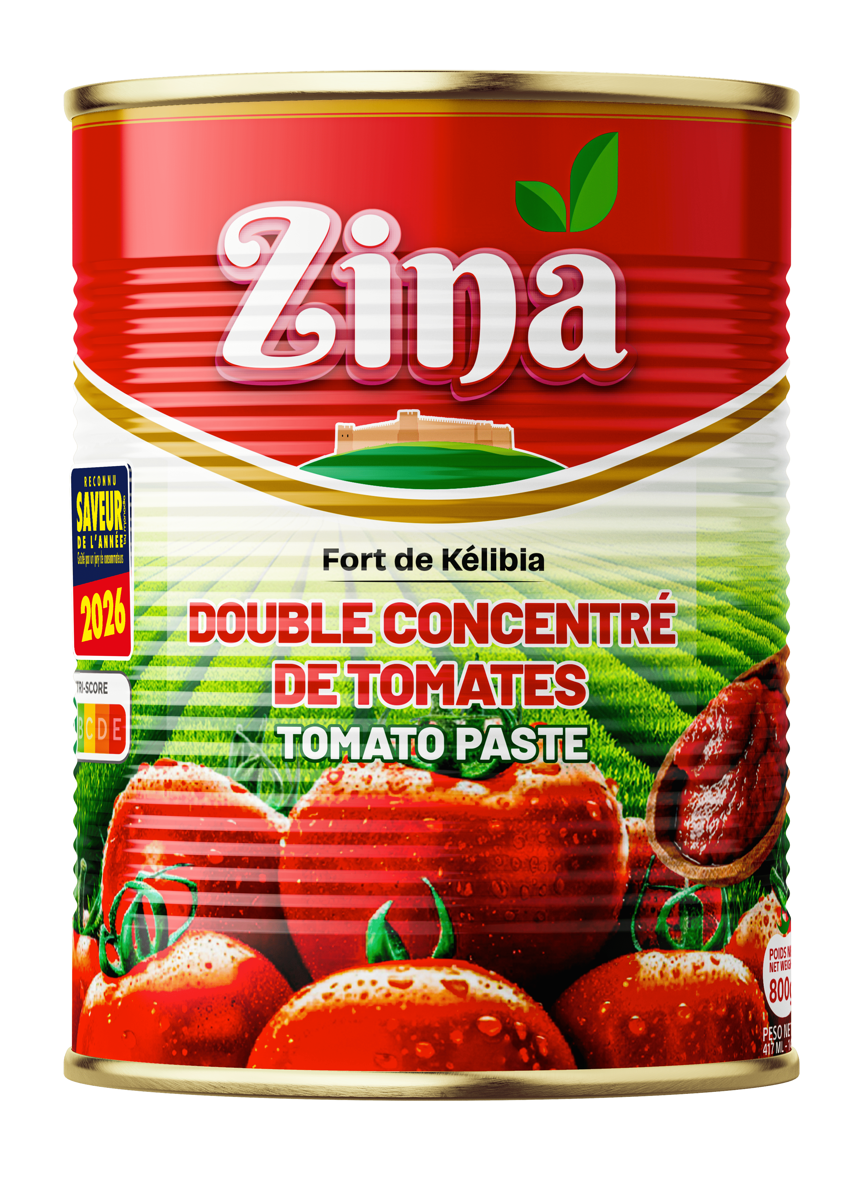 Double concentrée de tomate 800G
