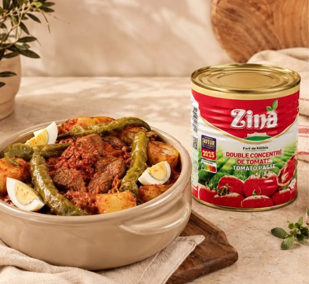 Avec le double concentré de tomate ZINA