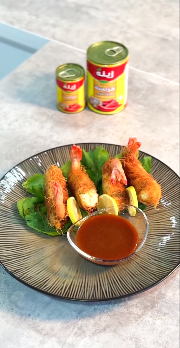 Crevettes aux ktayef